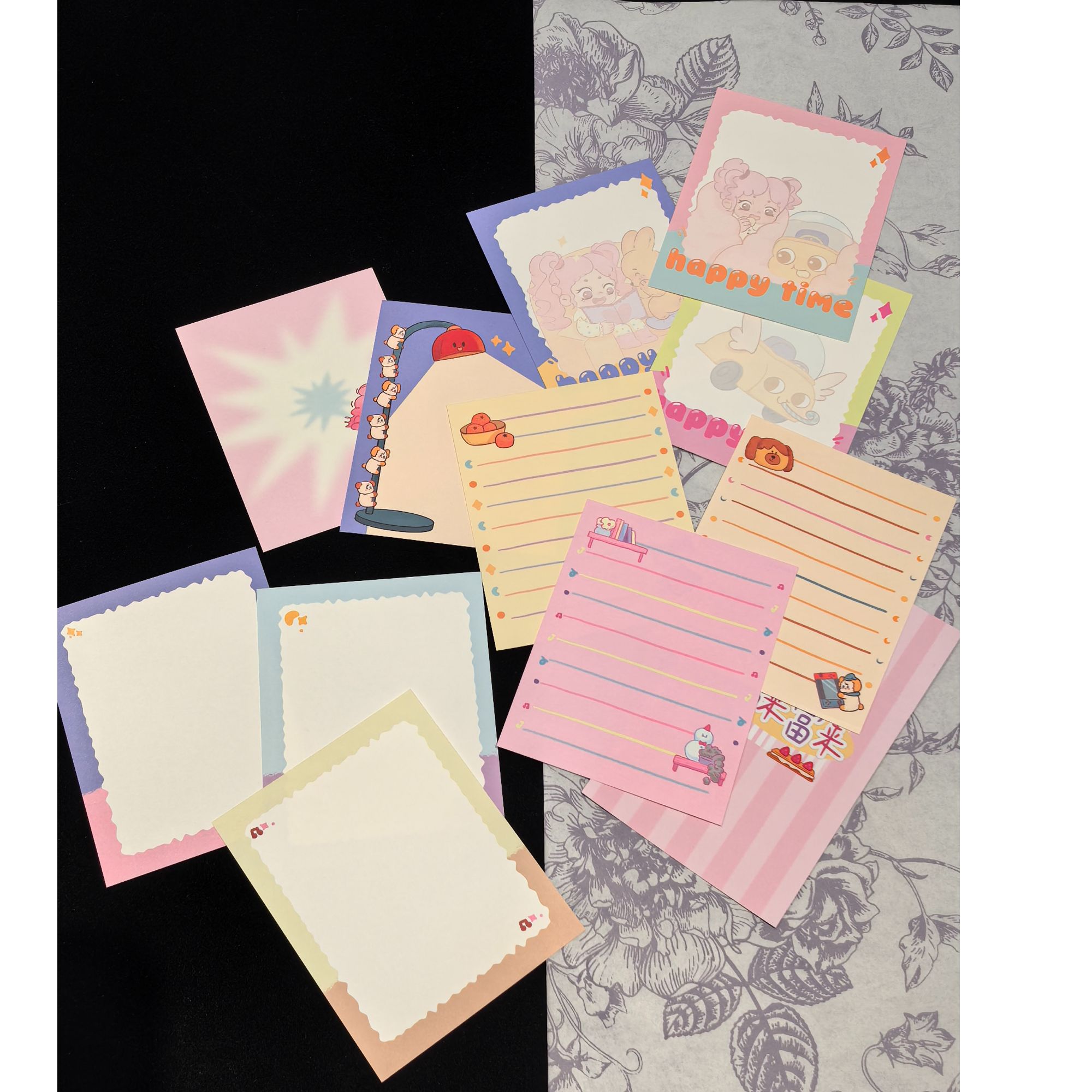 （实付满38包邮）福来富来 原创烘焙可爱风长方形便签本