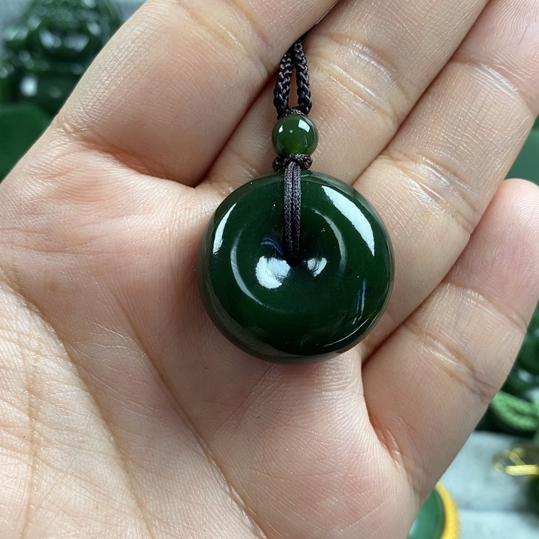 和田玉（碧玉）未镶嵌颈饰25