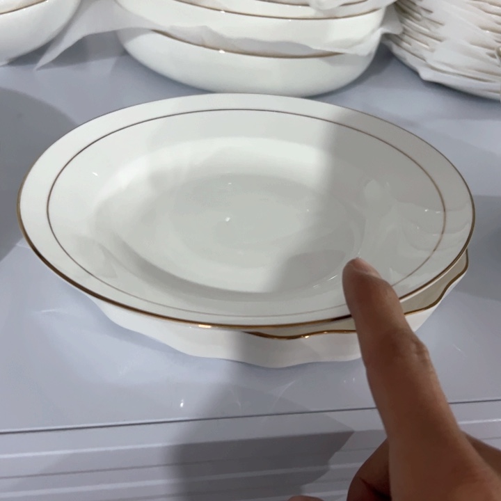 瓷金镶玉8草帽2个