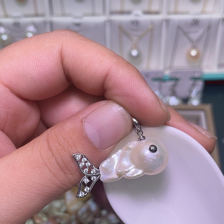 颈饰合金淡水珍珠42