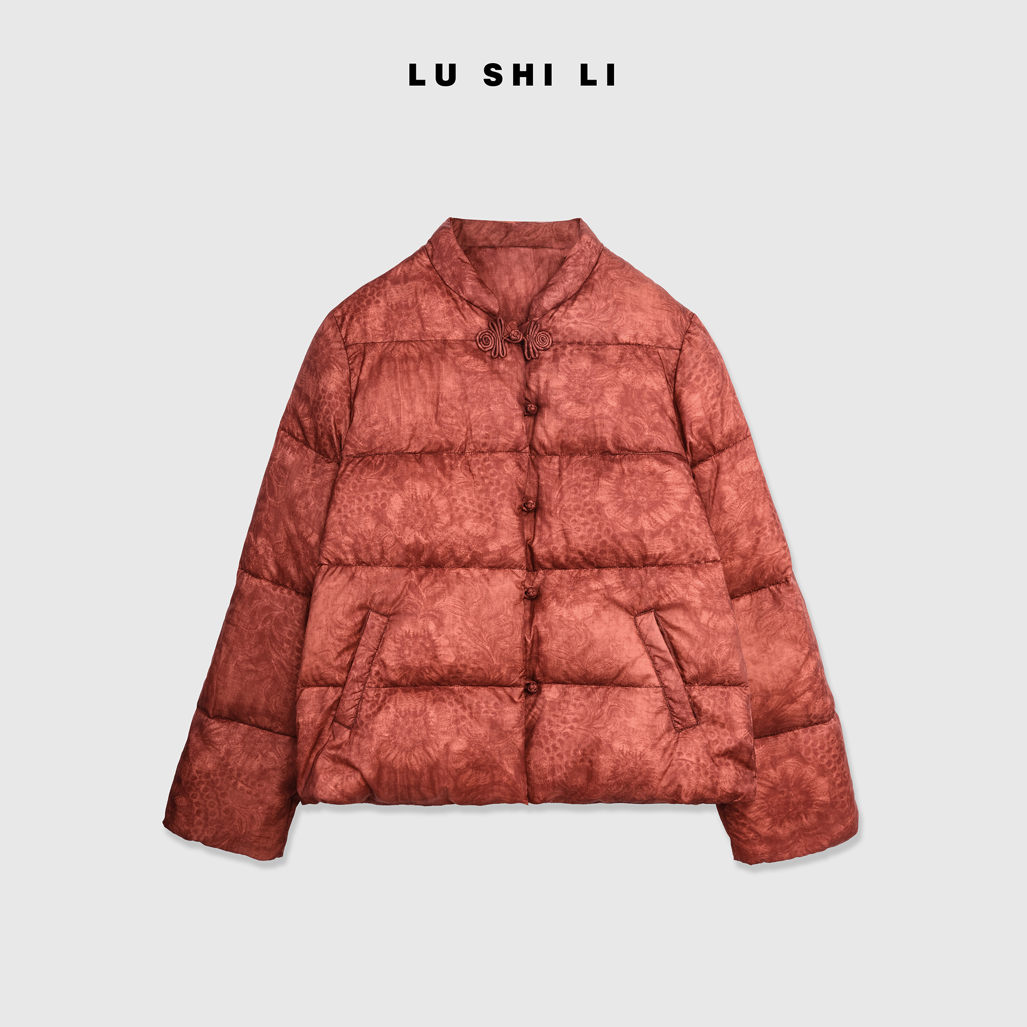 【鹭十里】原创款高端新中式鹅绒服重工手工盘扣95白鹅绒65082