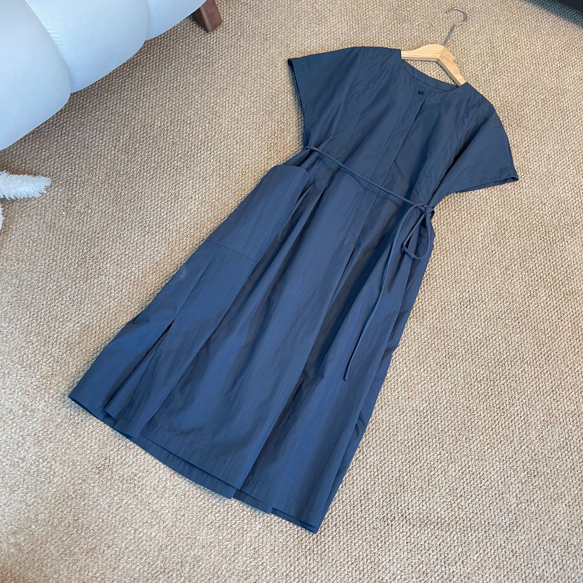 Yun Shen-「韩系圆领遮肉裙」外贸时尚百搭遮肉连衣裙7387-TK