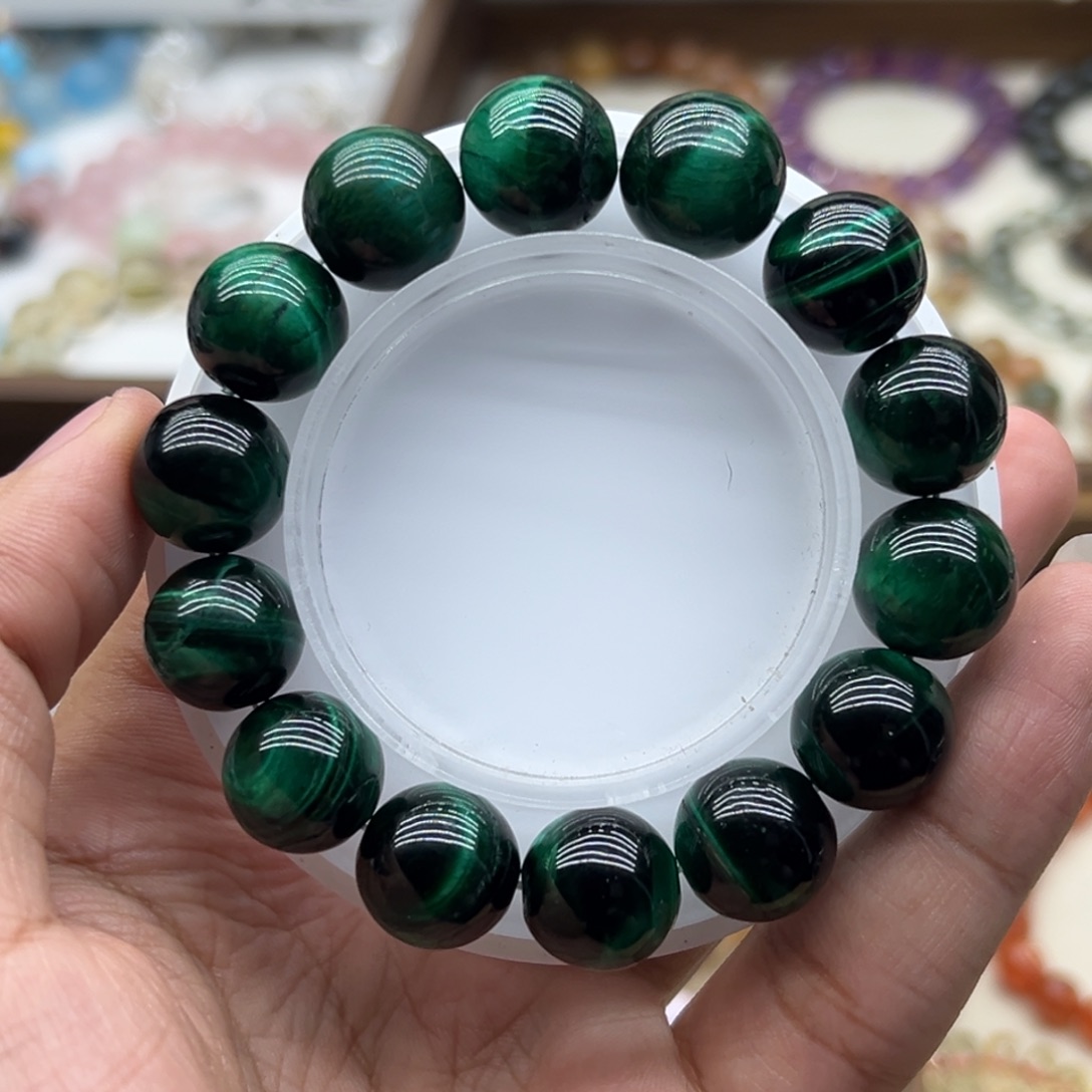 手链未镶嵌水晶14.5咪绿虎眼