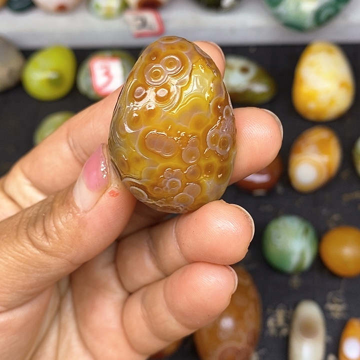 手把件奇石饰品无孔