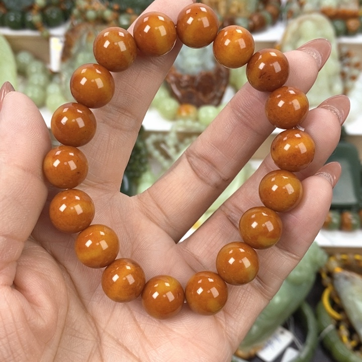 【闪购商品】透闪石质玉手串未镶嵌