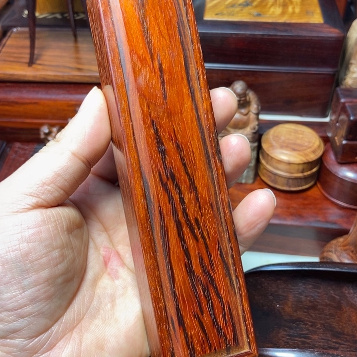 檀香紫檀（小叶紫檀）钢笔盒
