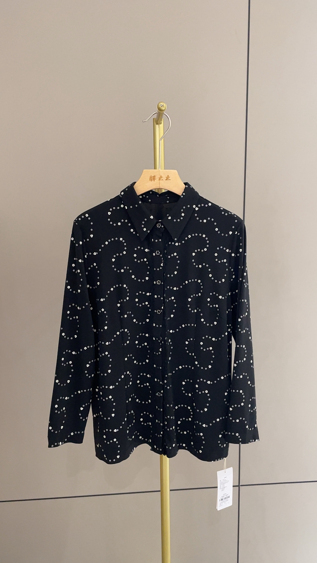 胖太太针织衬衫0111衣长66