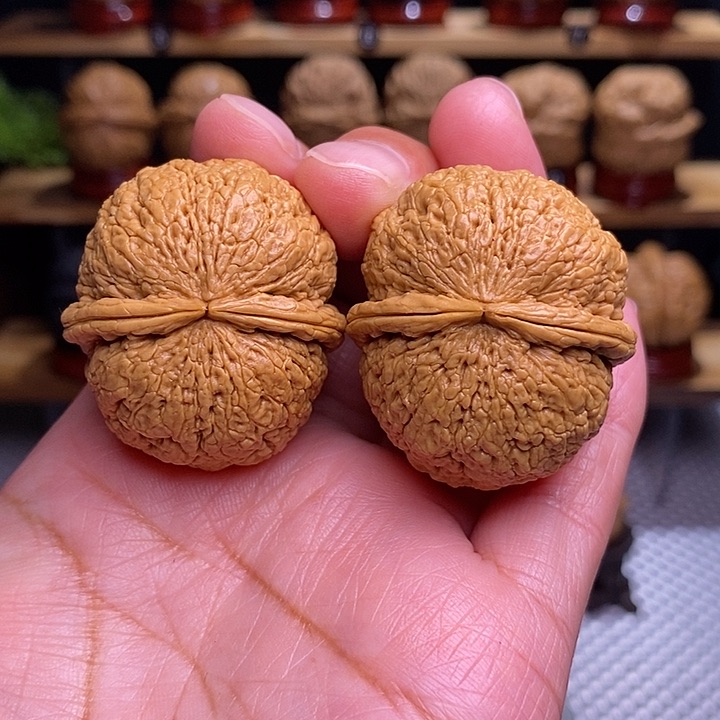 文玩核桃吊坠脑纹元宝13