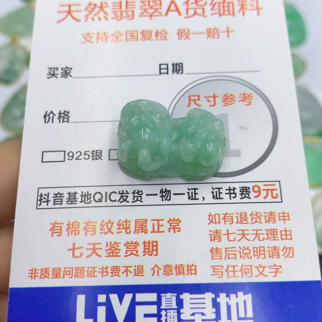 翡翠未镶嵌颈饰翡翠