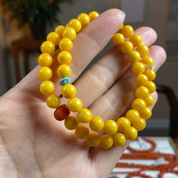 琥珀手链未镶嵌蜜蜡手串7