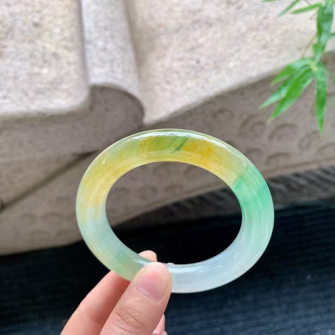 看价拍付！所见即所得！缅料手镯！