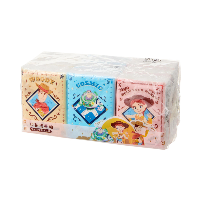 MINISO®迪士尼玩具总动员系列印花纸手帕（9包）