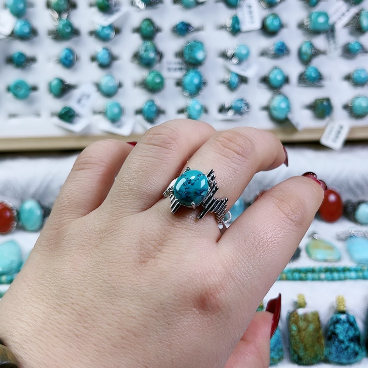 【闪购商品】绿松石珠宝奇石未镶嵌