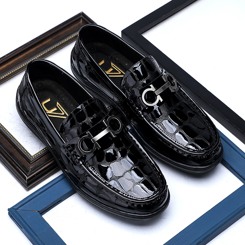  U7品牌男鞋 好鞋相伴 真皮百搭休闲商务男士皮鞋