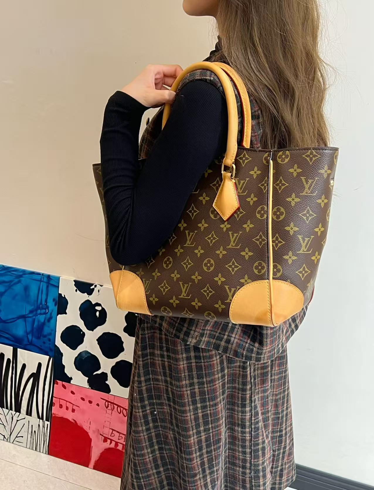 95新 LouisVuitton/路易威登 Phenix系列蝙蝠包/单肩包
