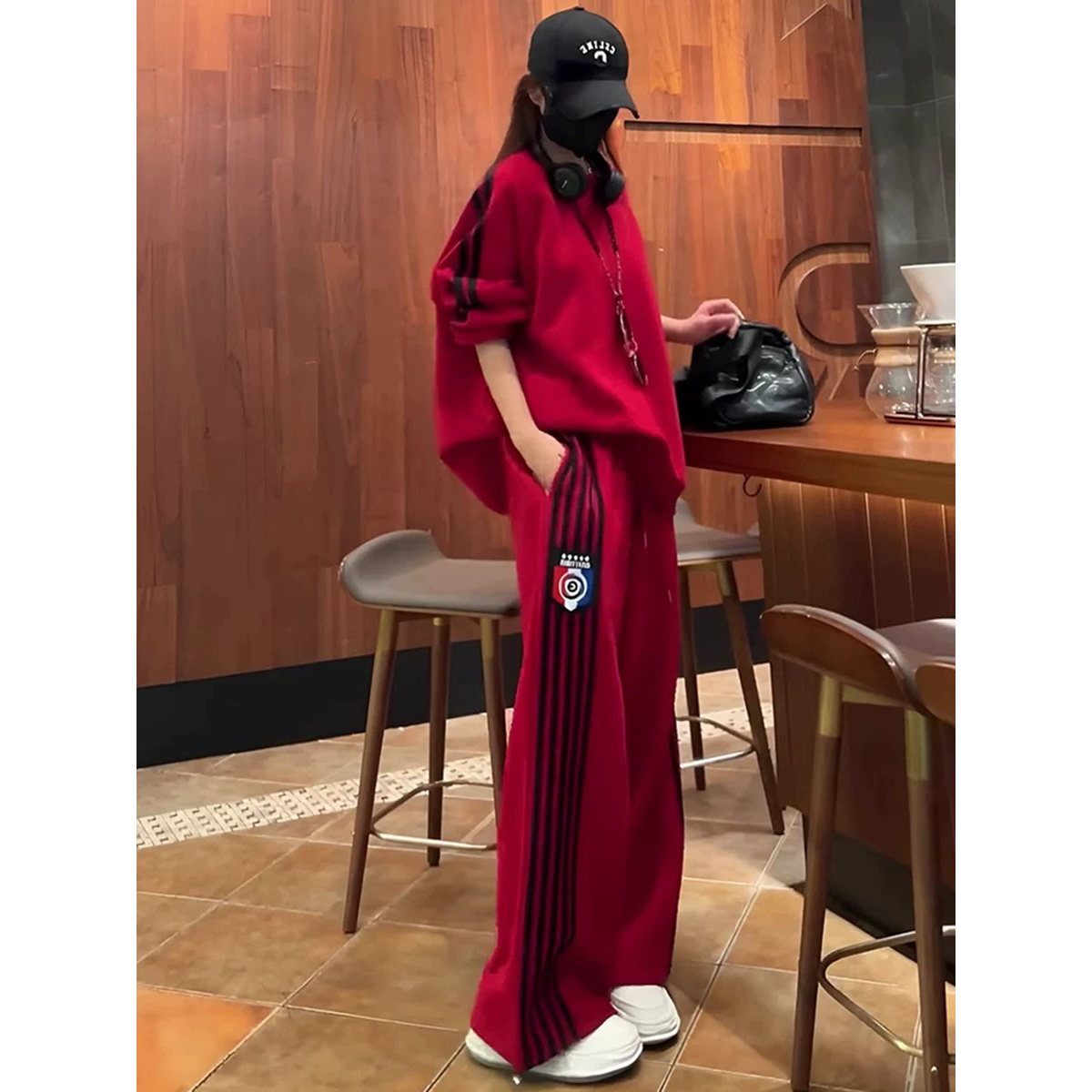 老钱风松弛感女装贵气洋气两件套装卫衣裤子小众炸街高级感女装