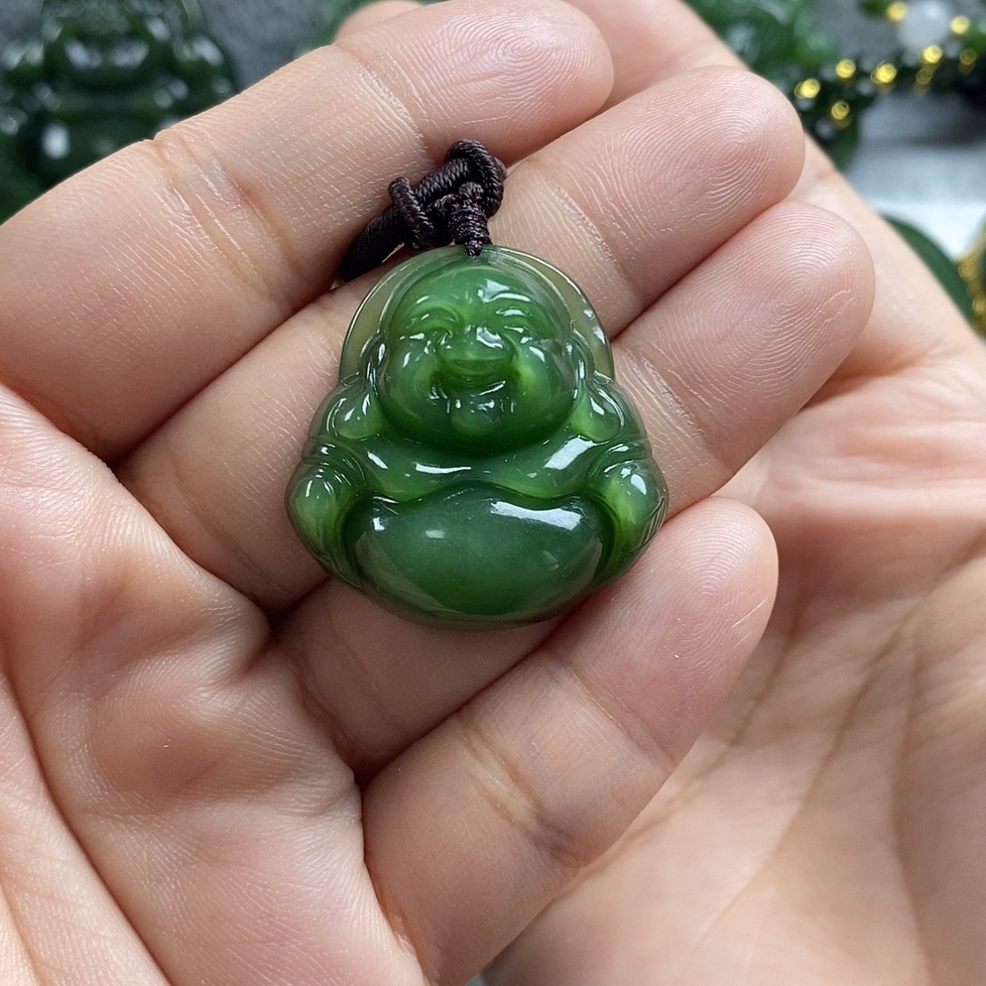 开***凤和田玉（碧玉）未镶嵌颈饰30