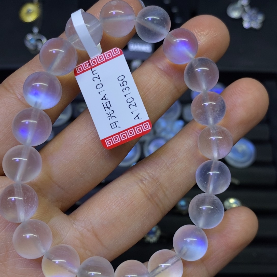 月光石手链未镶嵌嘎*10.3