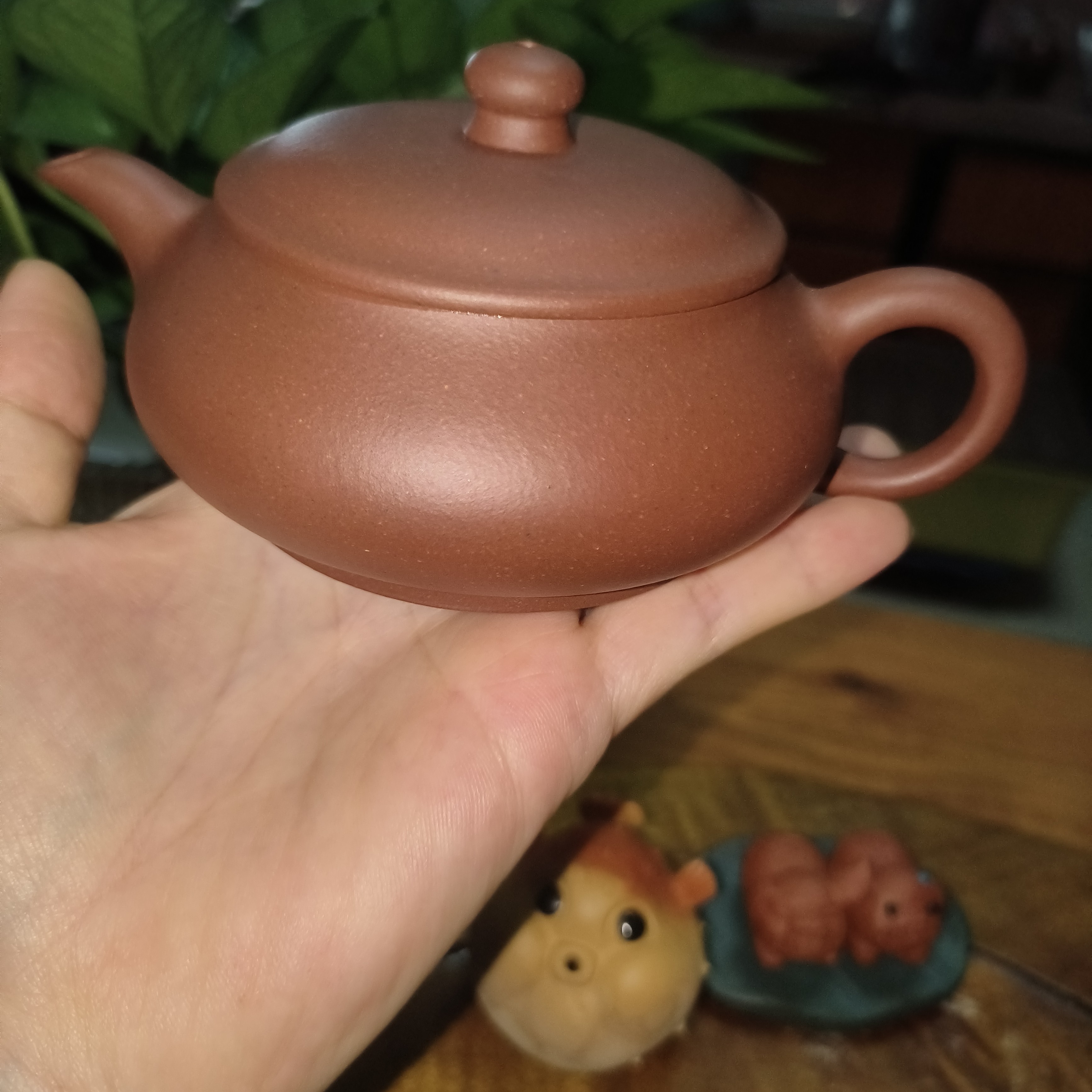 原矿紫砂，紫泥明炉190cc