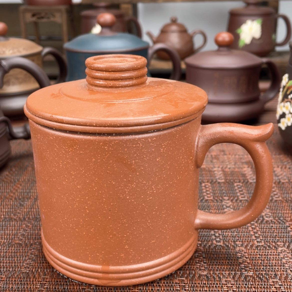 【闪购商品】紫砂茶杯宜兴原矿紫砂盖杯微瑕