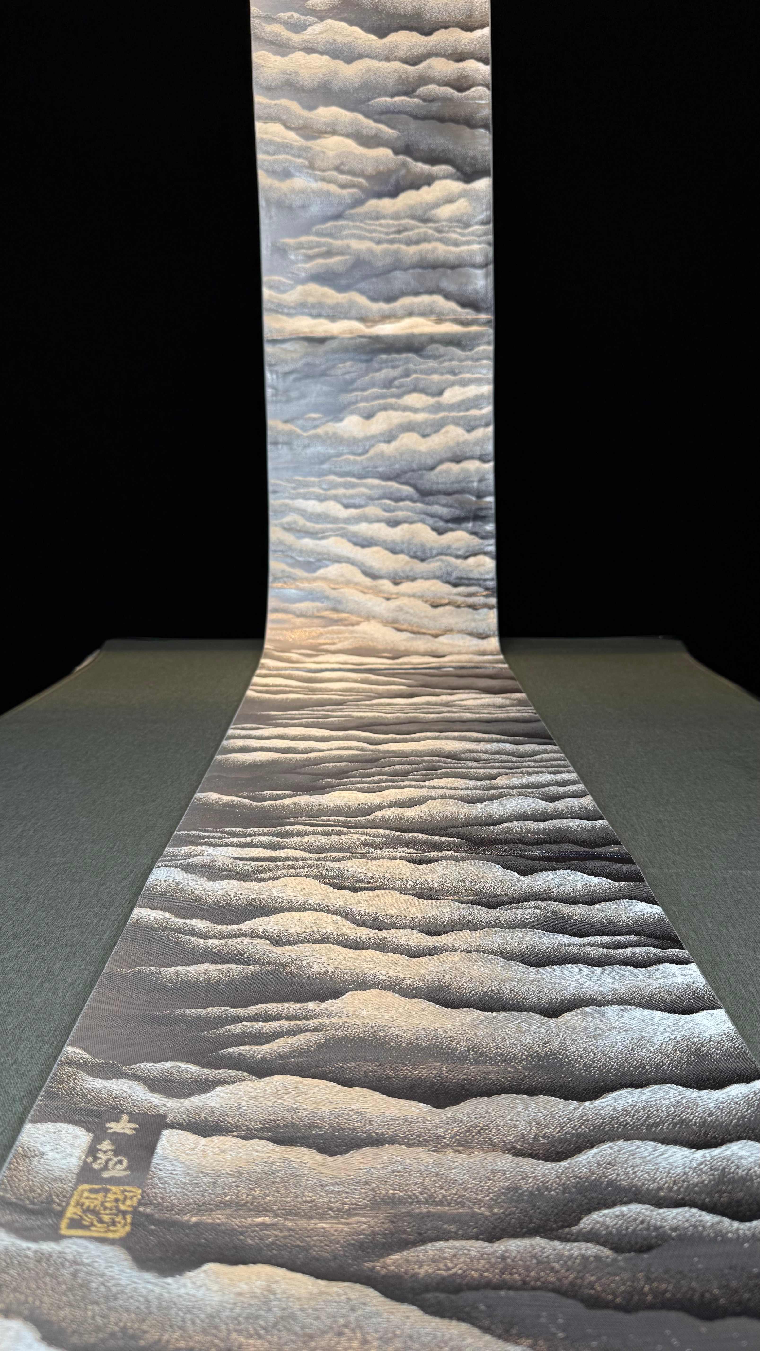 073西阵织 刺绣 国风 全通 横山大观 布艺茶席 上新