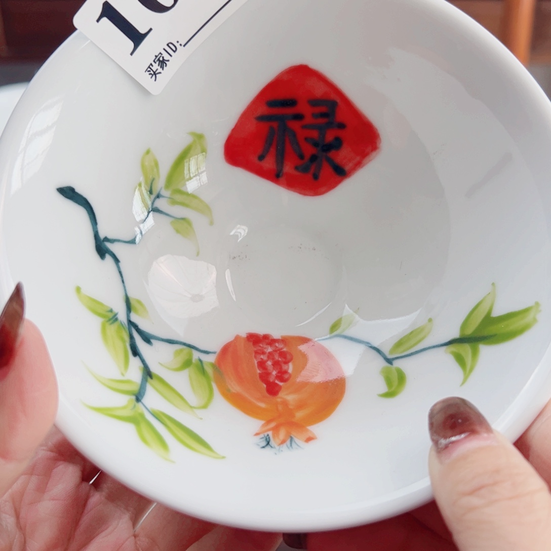 瓷片景德镇陶瓷手工手绘作品