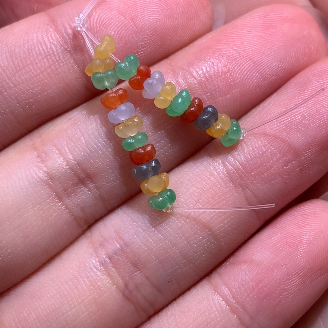 定制翡翠未镶嵌桂花20颗