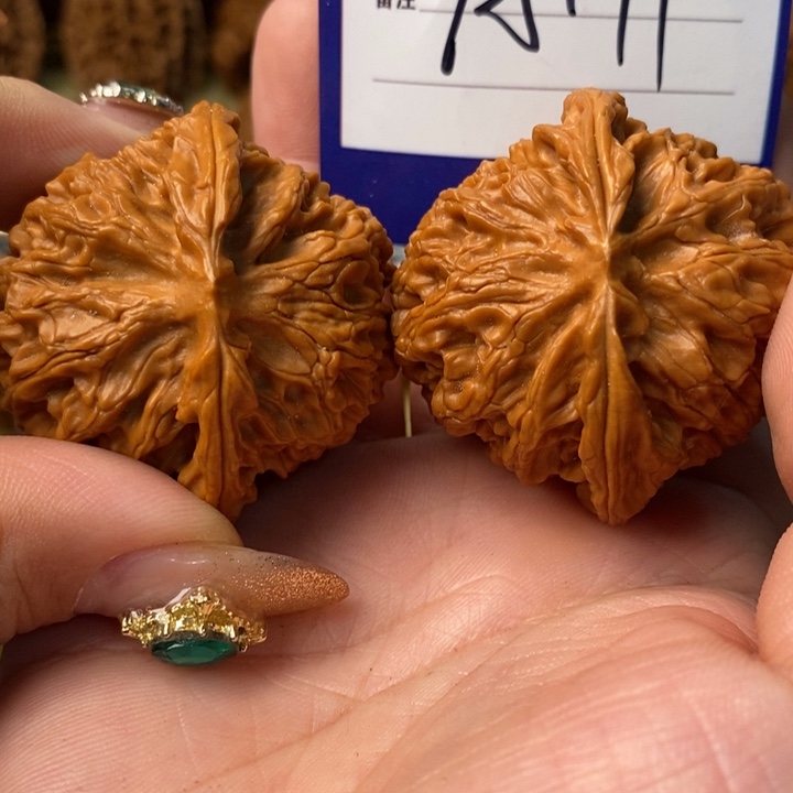 豆***把件桃核全品大苹果