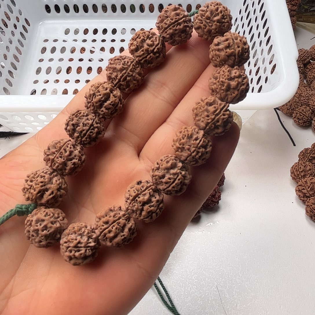 金刚菩提手串17老安娜颗颗断齿