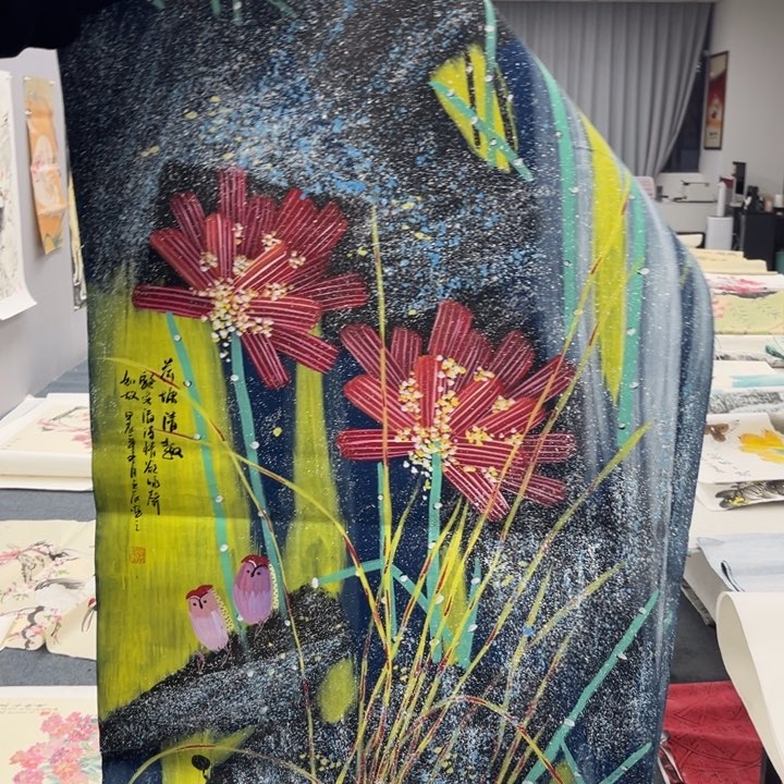 国画宣纸纯手绘字画