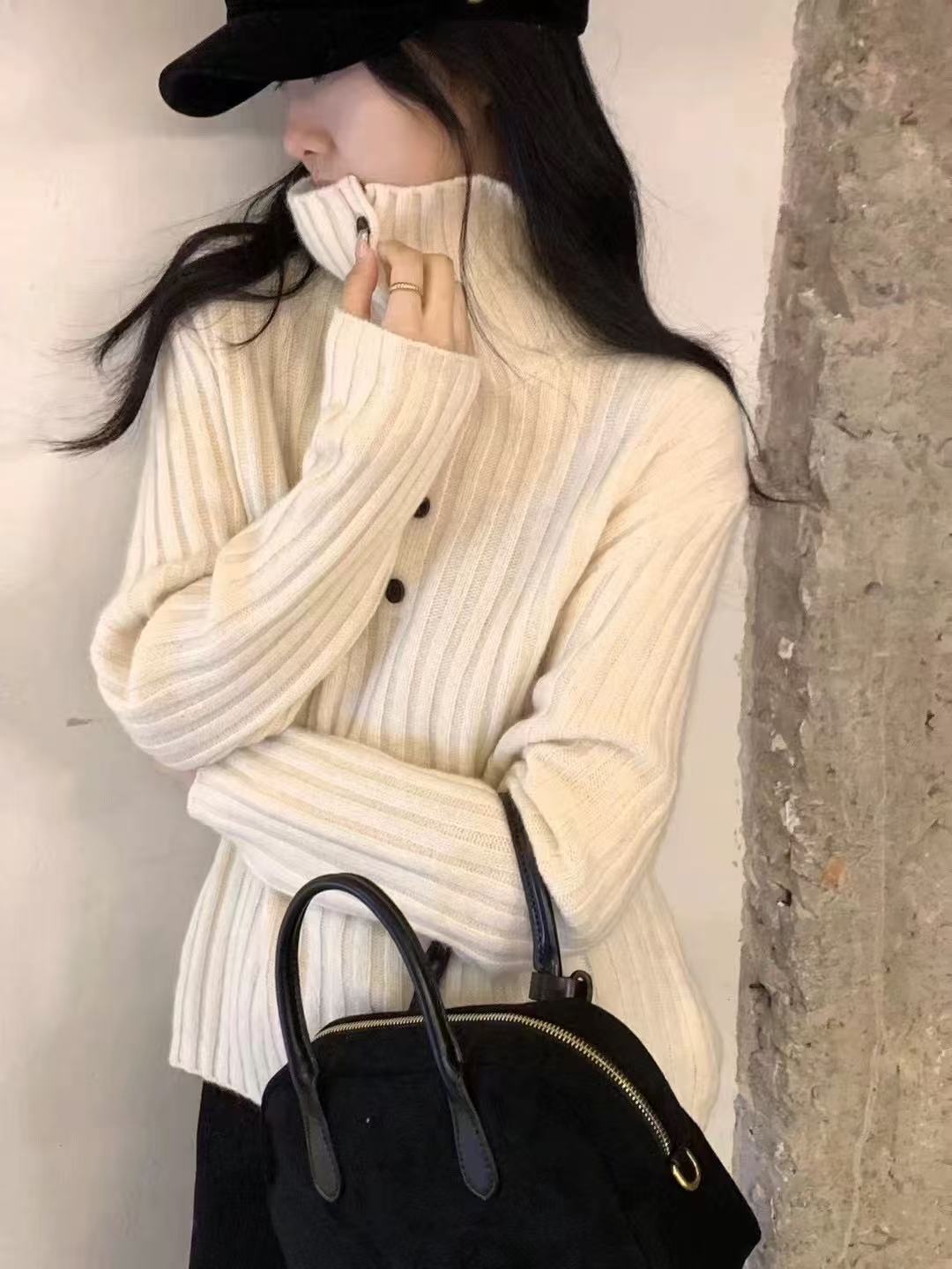 【薇薇3-7】（200-299）时尚百搭休闲女士针织衫