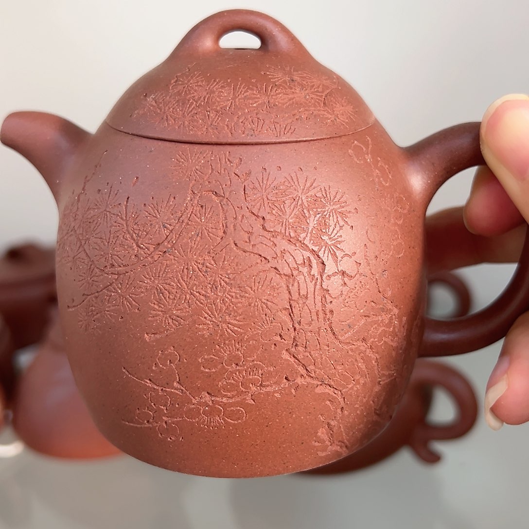 紫砂茶壶黄龙山原矿底槽青270