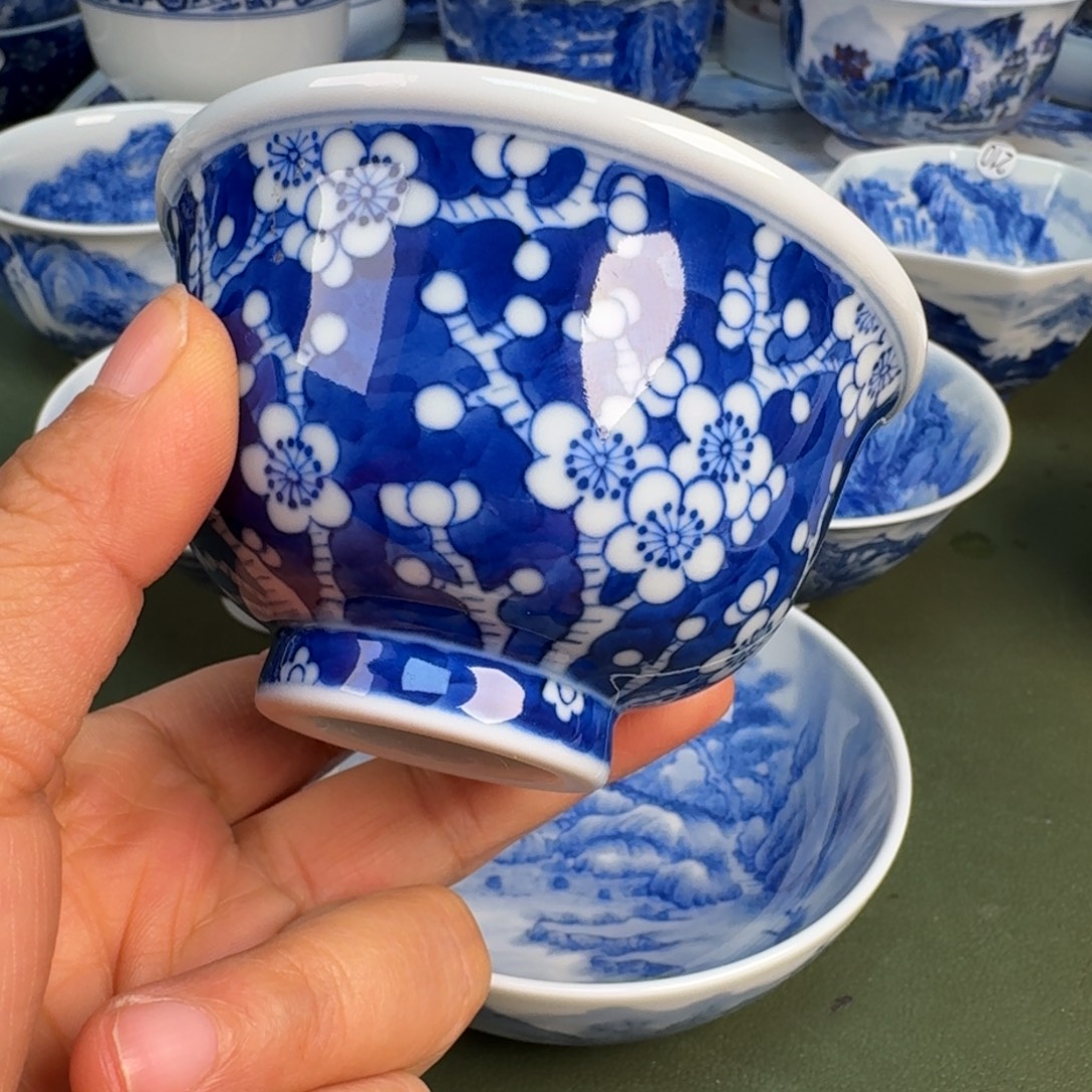 瓷景德镇纯手绘茶具圆圆201