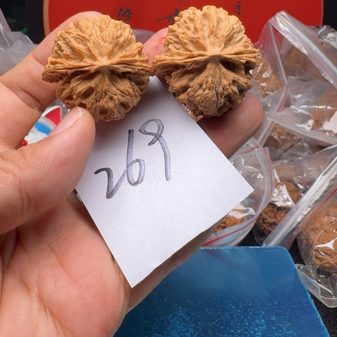 文玩核桃把件38小苹果