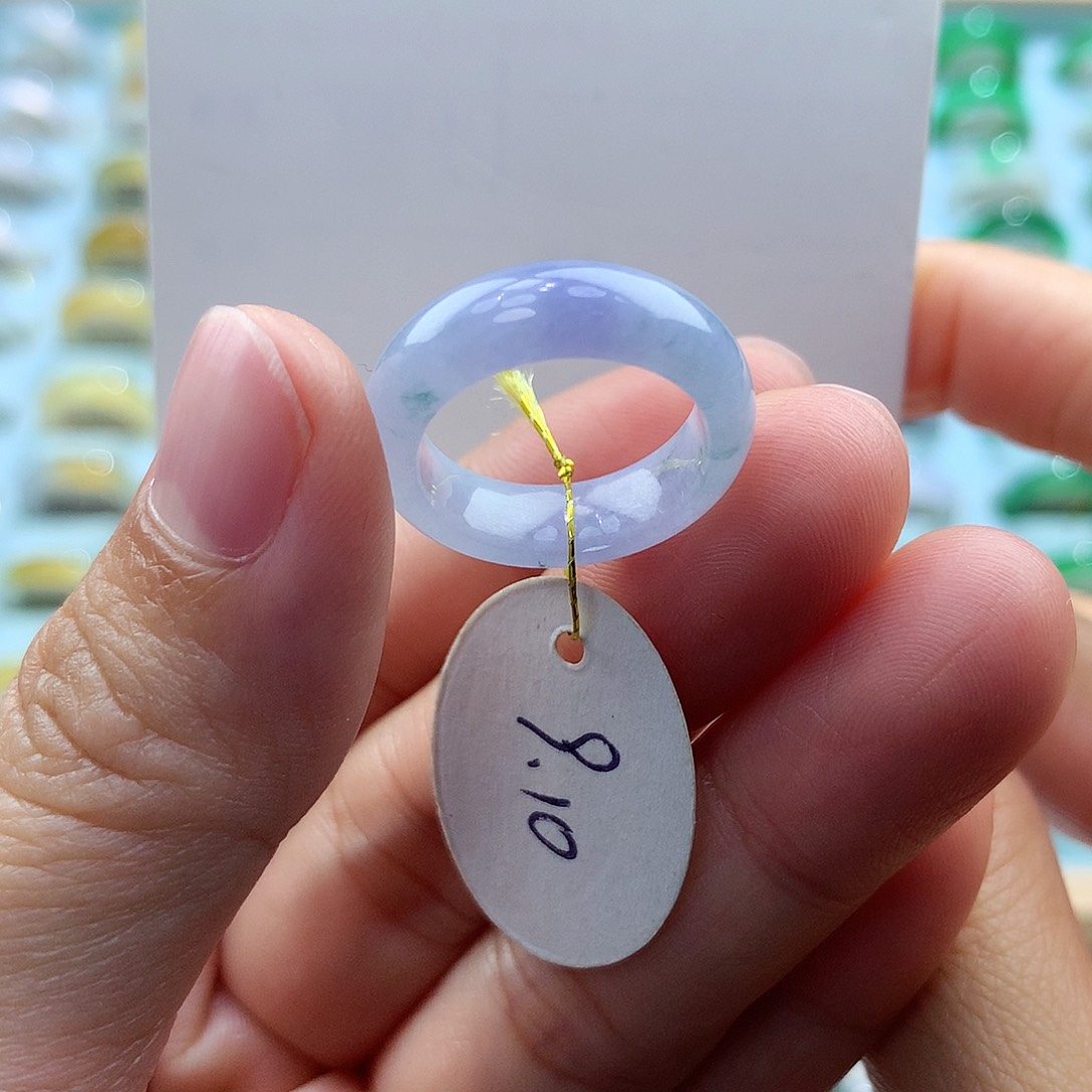 翡翠戒指未镶嵌910圈