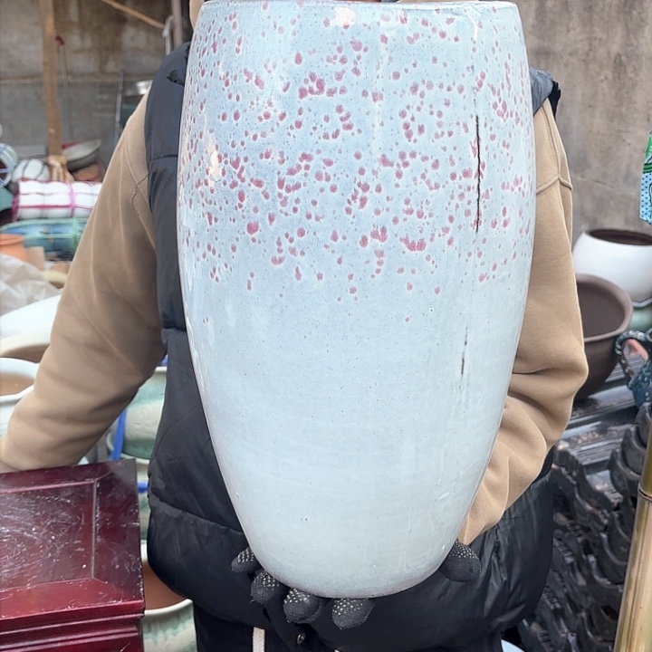 红陶瑕疵口径19高度38