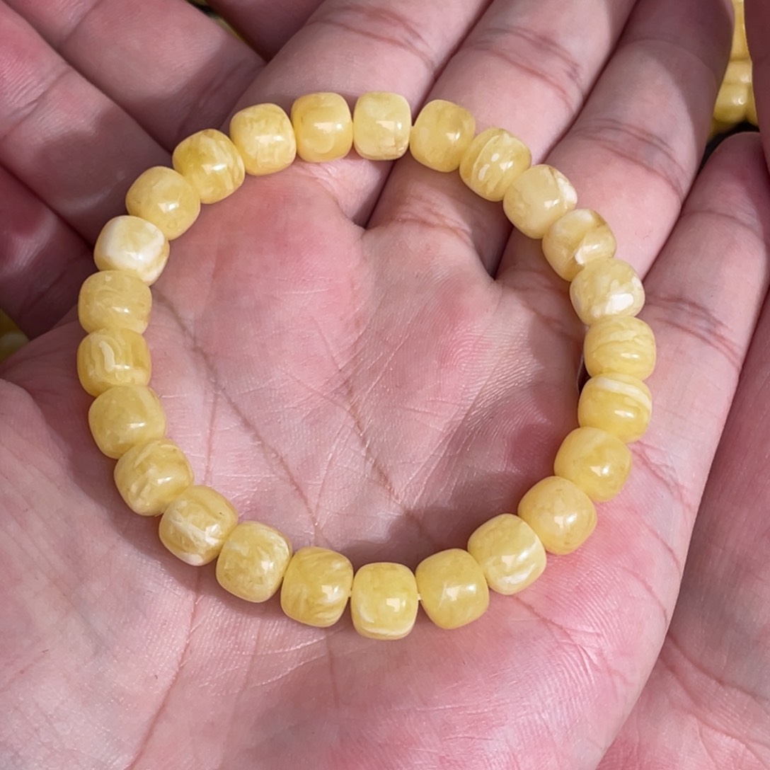 未镶嵌蜜蜡裸石蜜蜡手串8.5mm