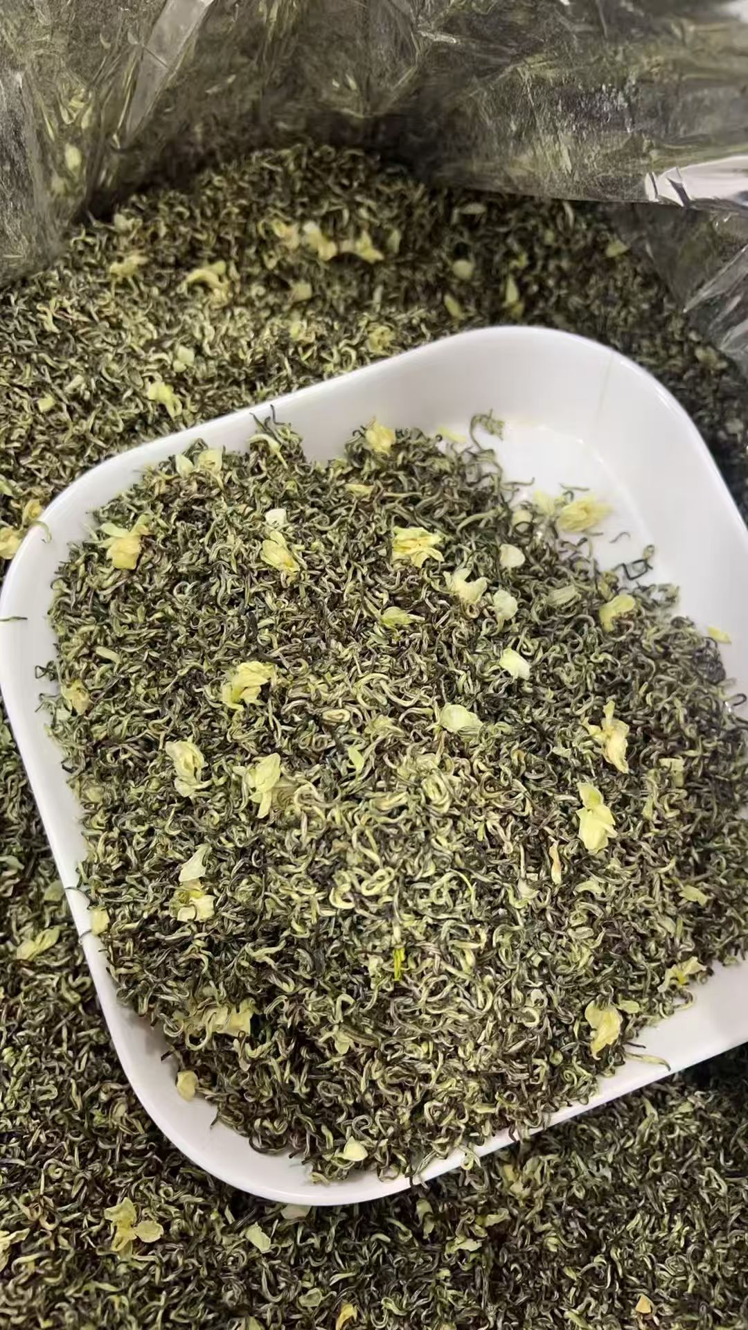 横县茉莉花茶 卷心飘雪 正宗花茶 明前芽头 2025新茶 古法窨制 