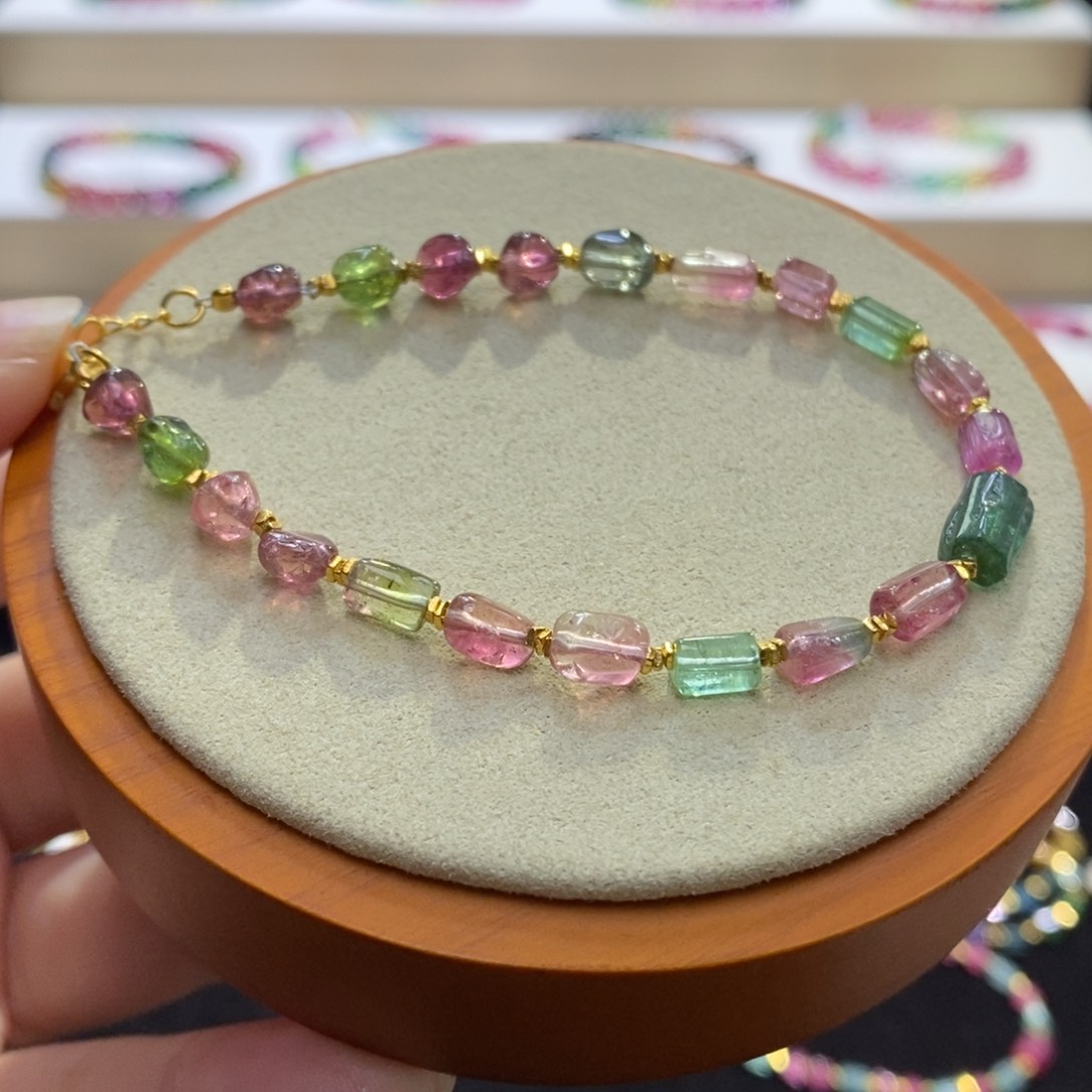 【闪购商品】碧玺手串未镶嵌两天看货期