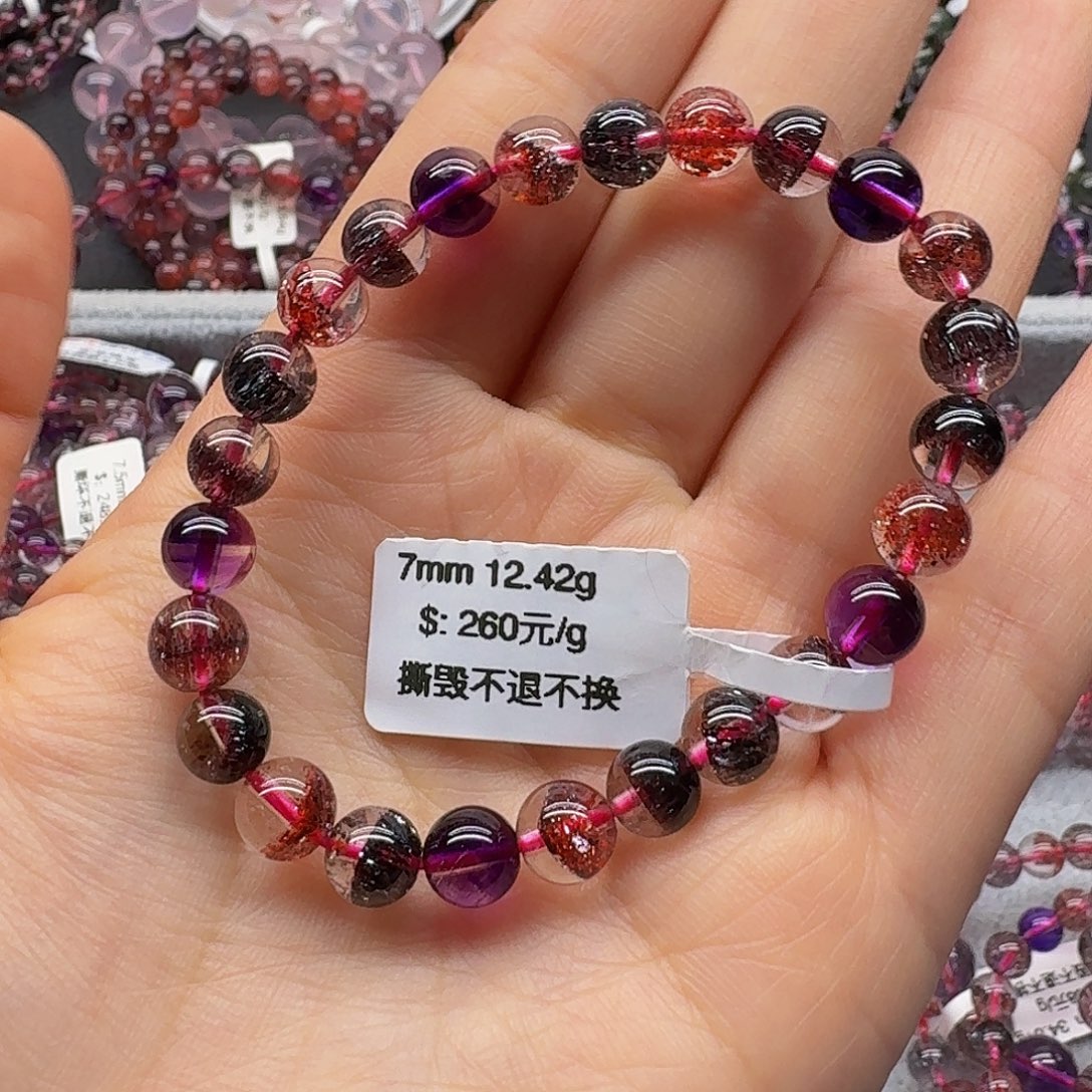 水晶手链未镶嵌天然水晶