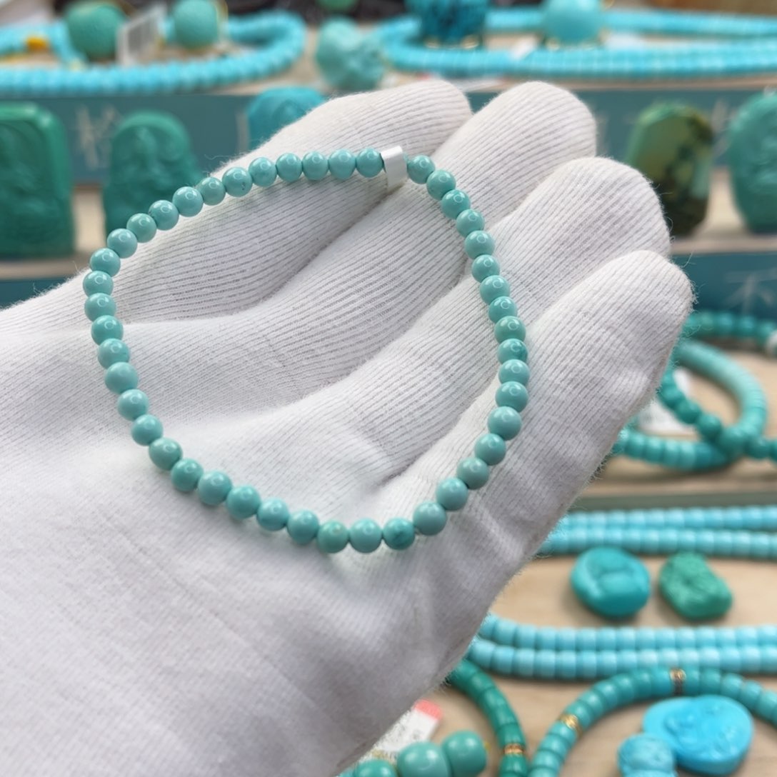 绿松石未镶嵌配饰小****柔