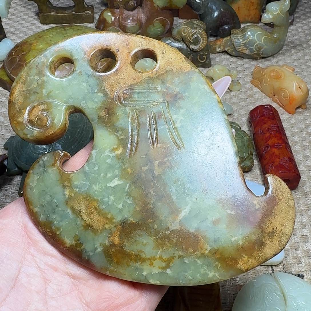 白玉菩提吊坠挂件