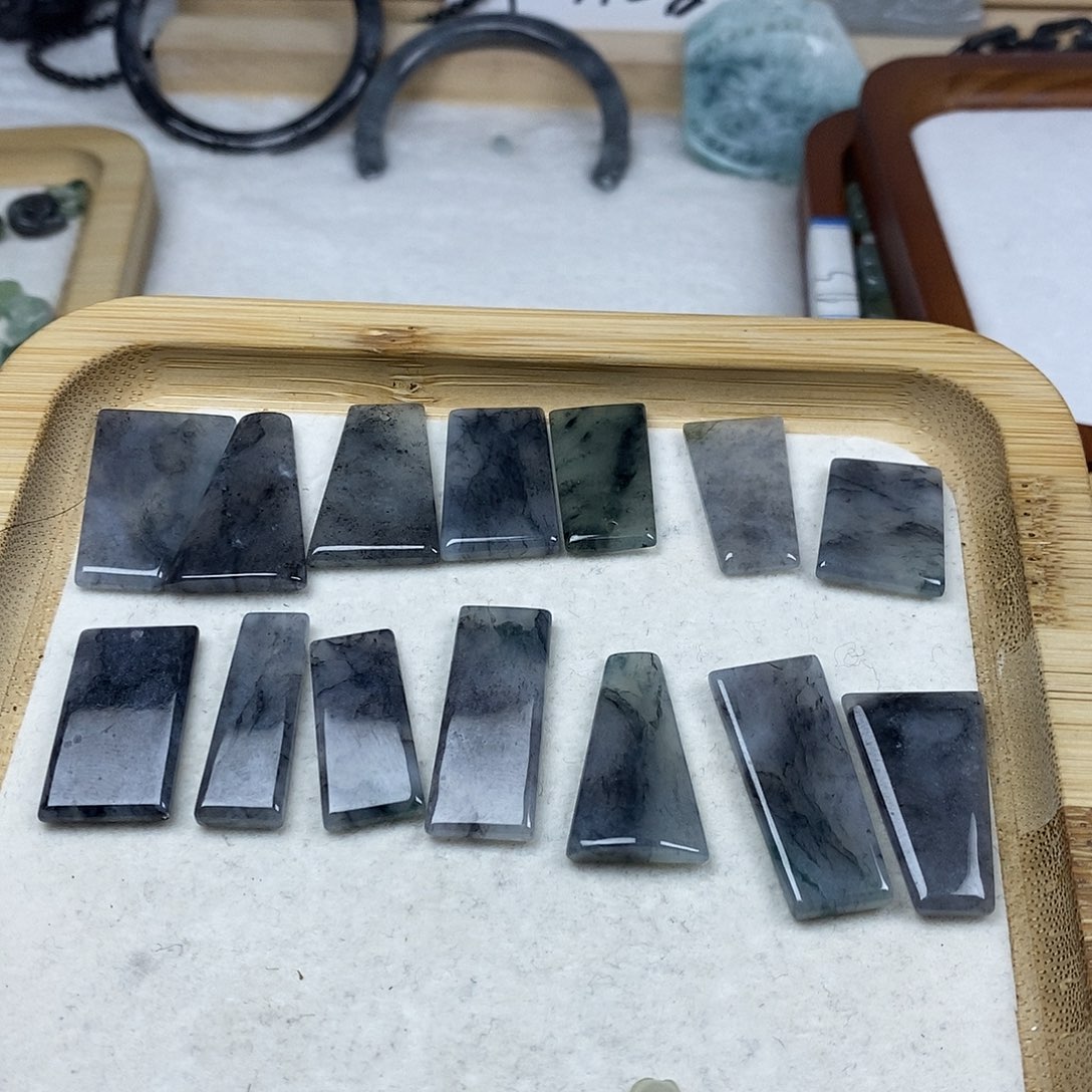 翡翠未镶嵌戒指乌鸡无事牌任挑