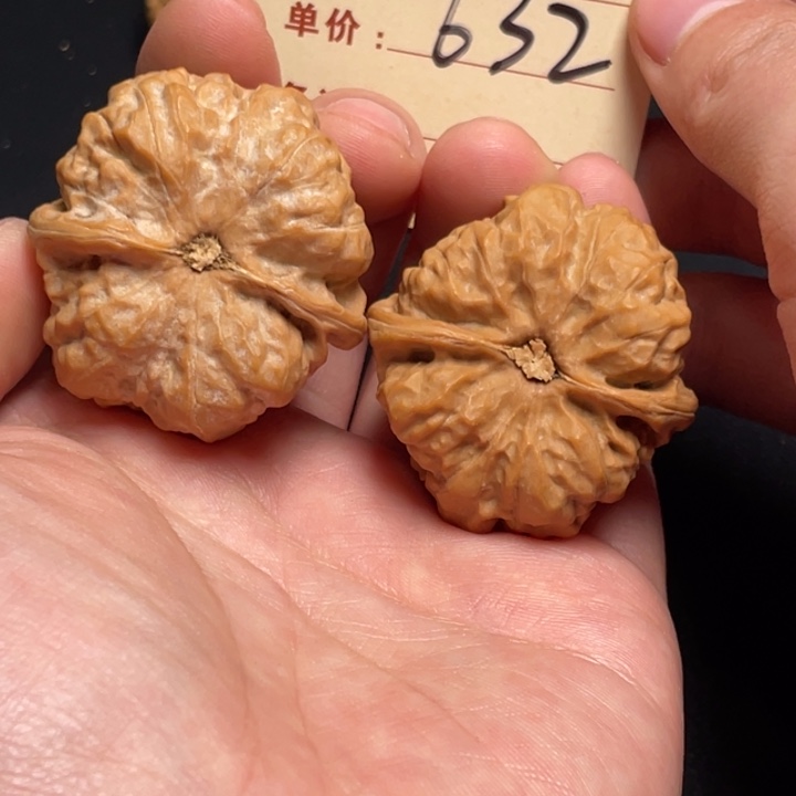 文玩核桃把件蛙蛙39尺白茬632