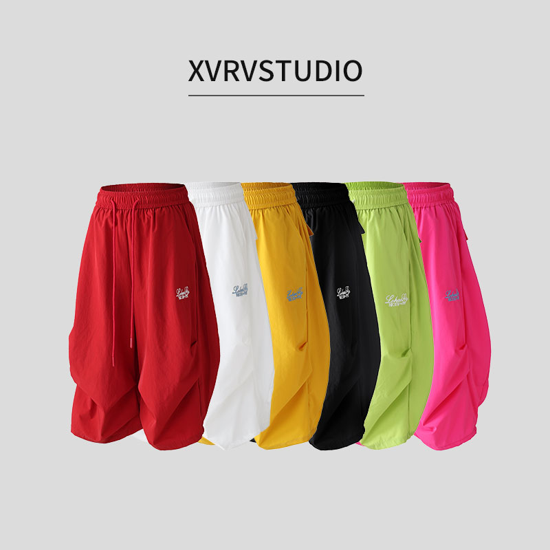 XVRV夏季2025新款运动锦纶七分裤跳舞健身户外休闲百搭显瘦运动裤