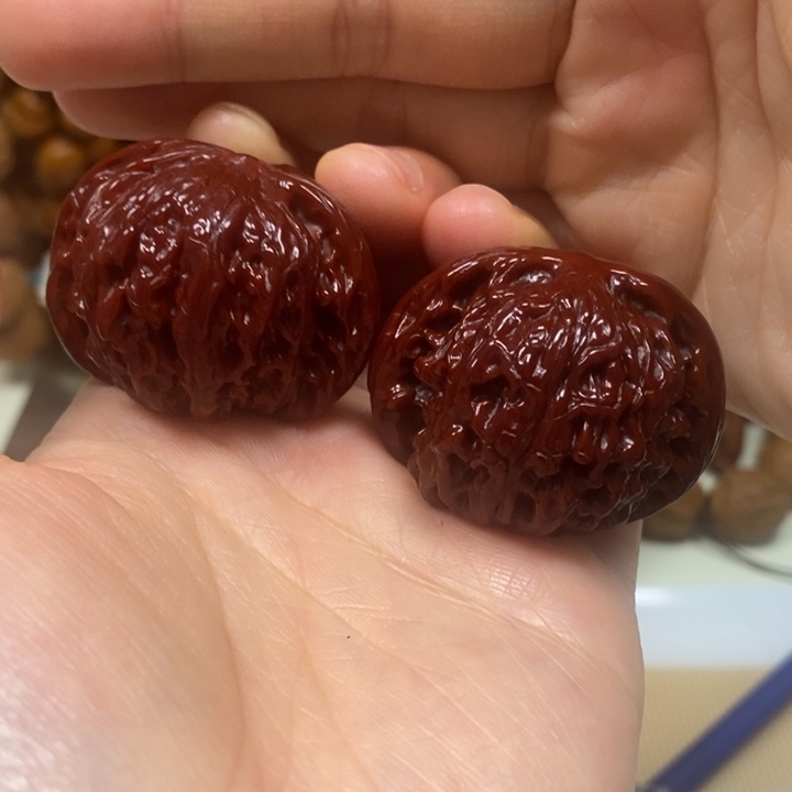 文玩核桃吊坠磨盘