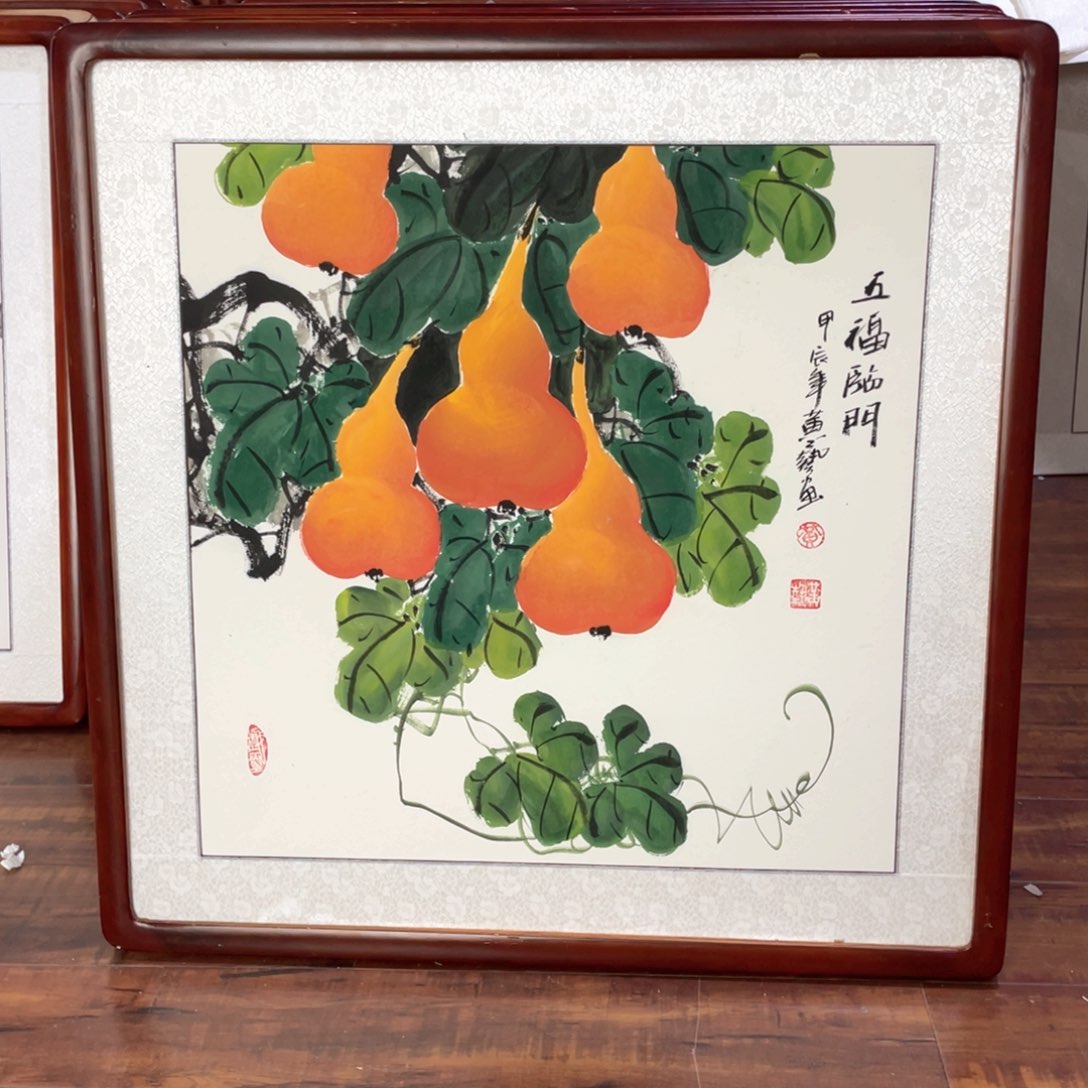 国画带框尺寸63*63厘米