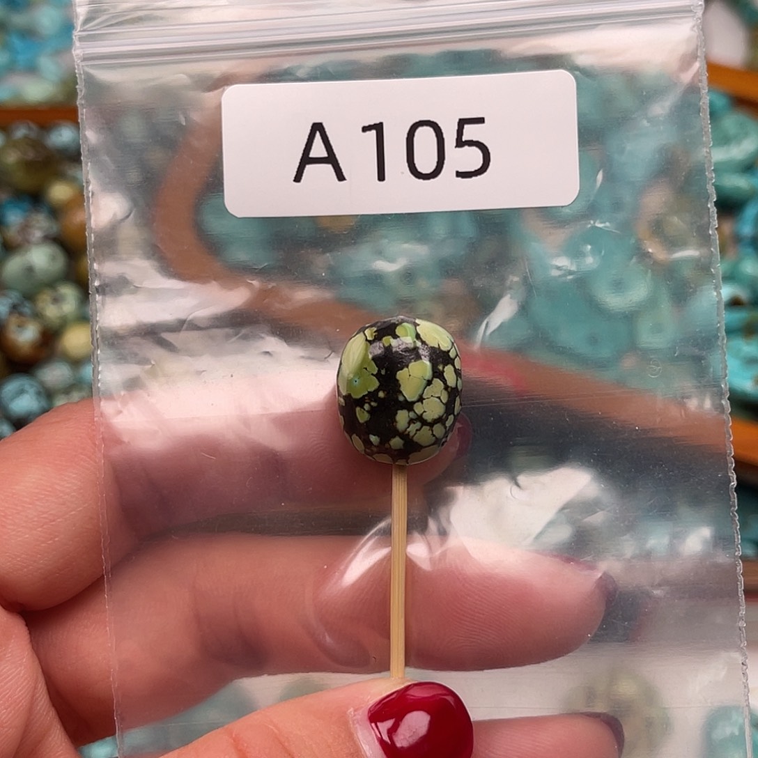 绿松石未镶嵌绿松石珠子