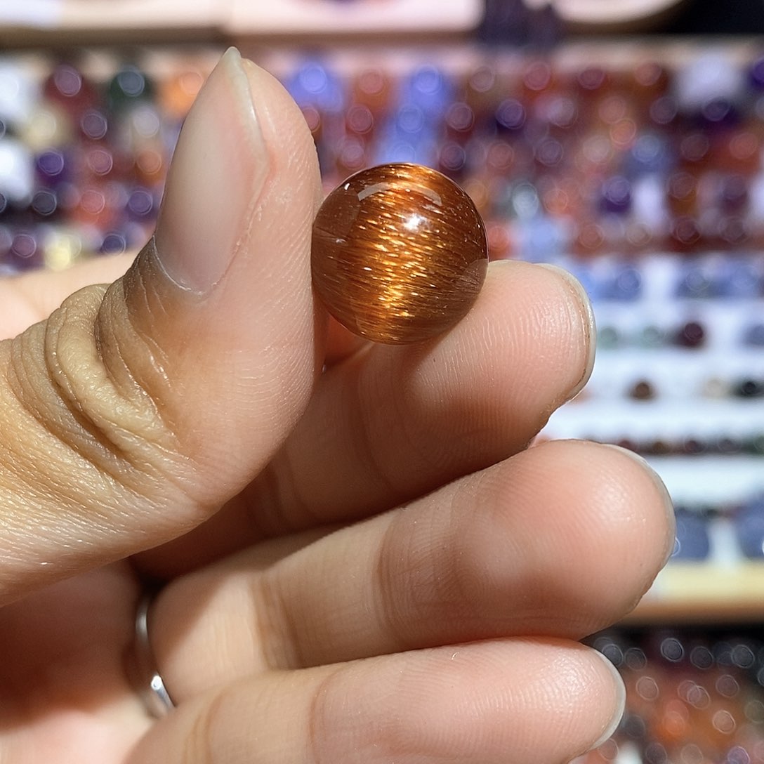 水晶铜发晶单珠12.5未镶嵌A****a