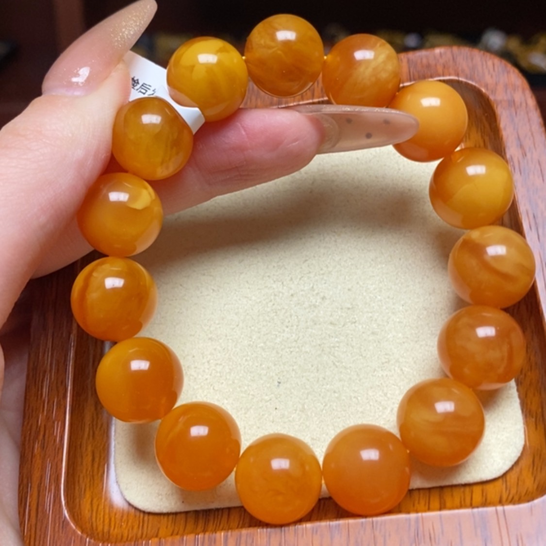 【闪购商品】蜜蜡手链未镶嵌手串